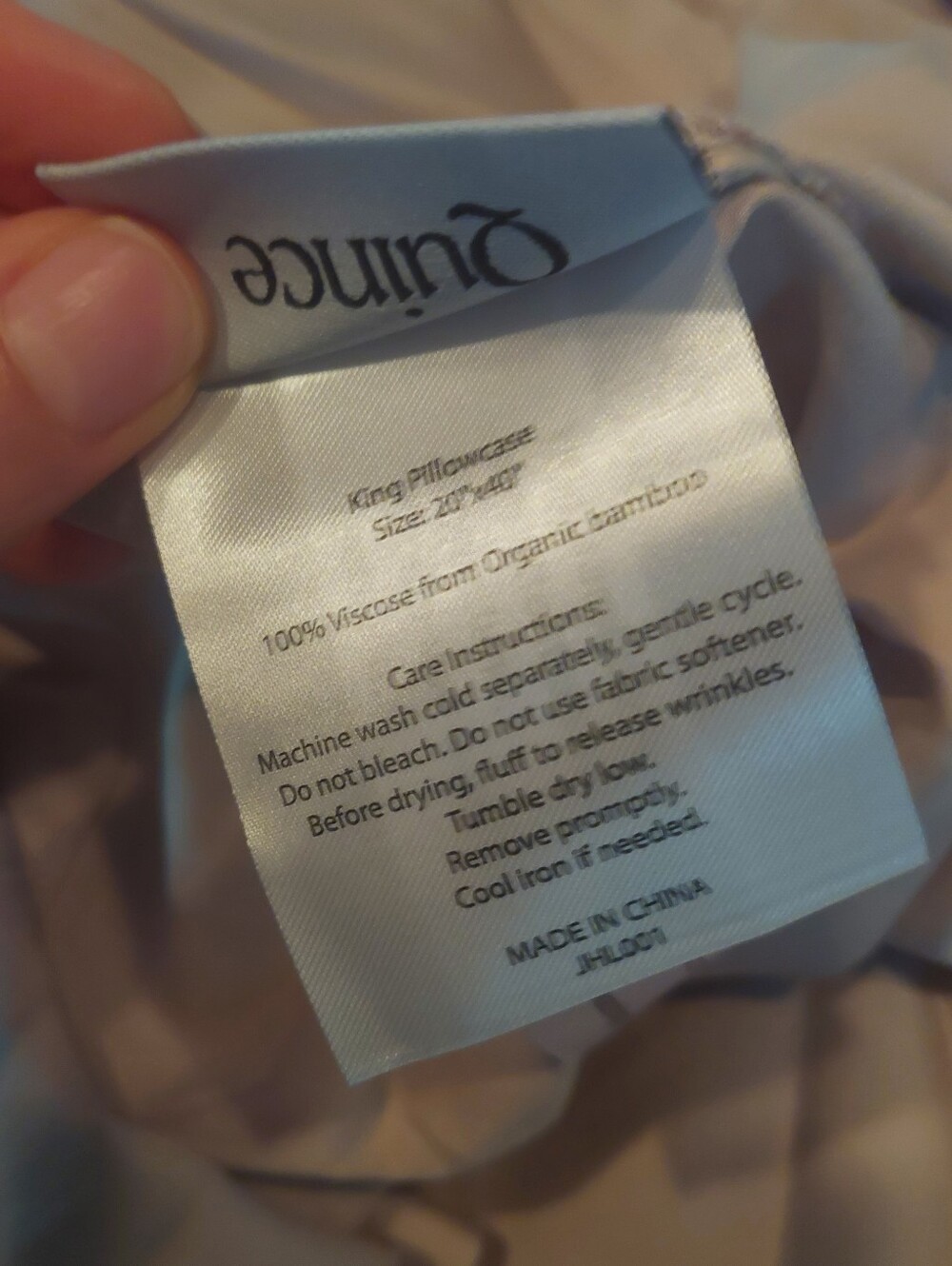 NWOT! Quince Organic Bamboo King Pillowcases! Set Of 4 (Y8) - Picture 6 of 10